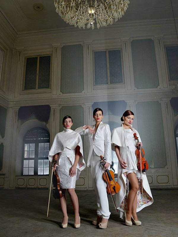 models wearing calla colection dresses on zdravko colic music spot